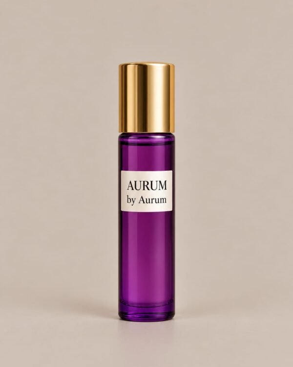 Aurum Premium Perfume Oil – Warm Amber & Musk Fragrance