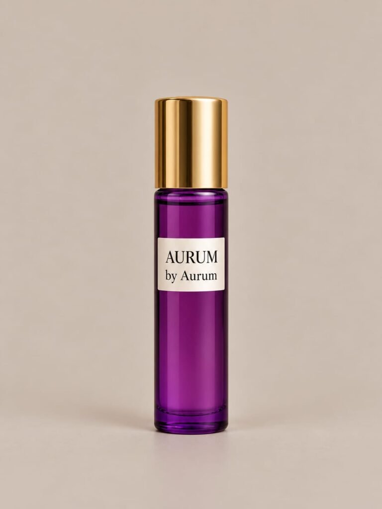 Aurum Premium Perfume Oil – Warm Amber & Musk Fragrance