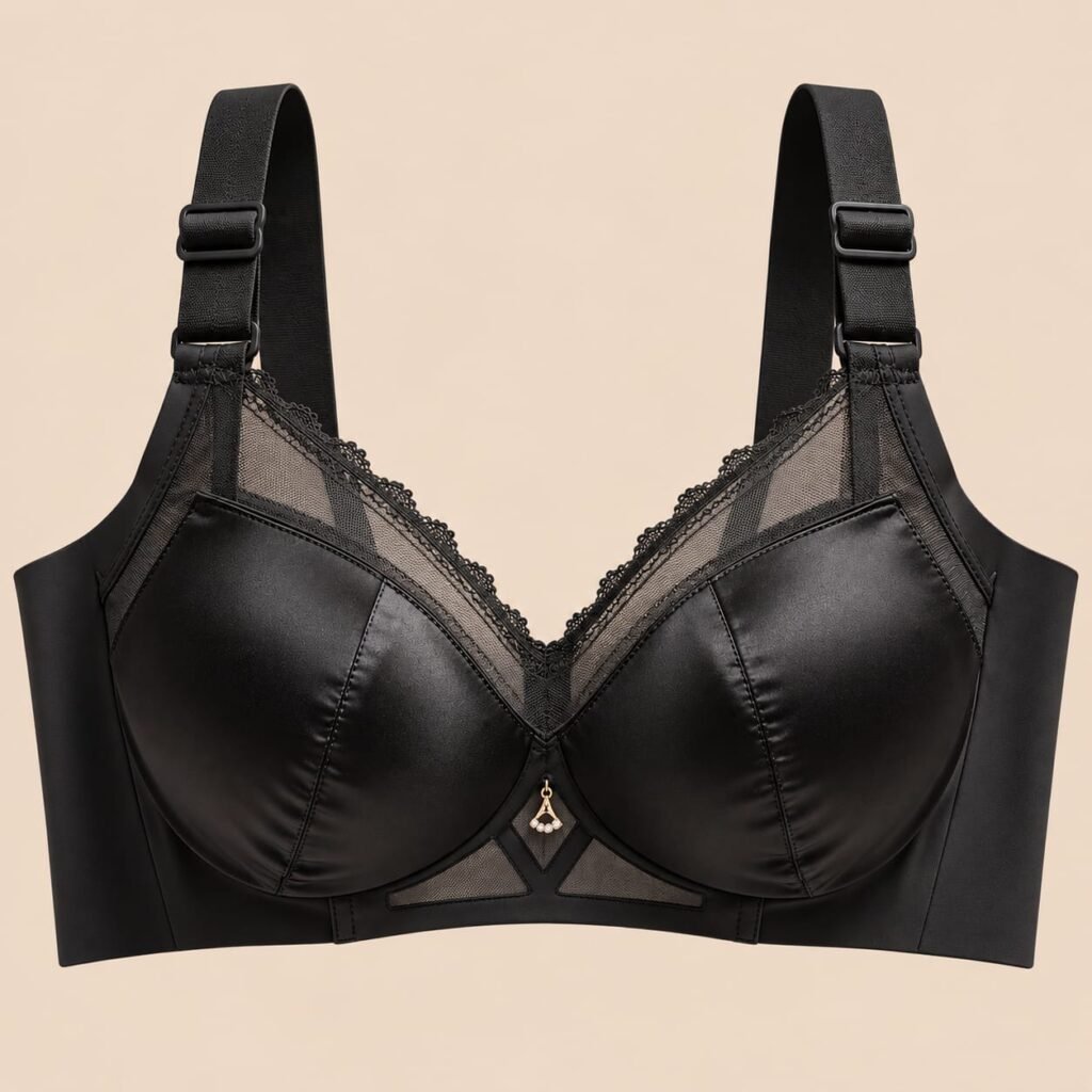 Women’s Black Lace Detail Underwire Bra