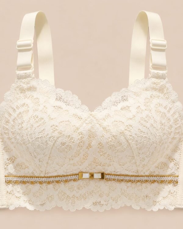 Women’s Ivory Floral Lace Underwire Bra